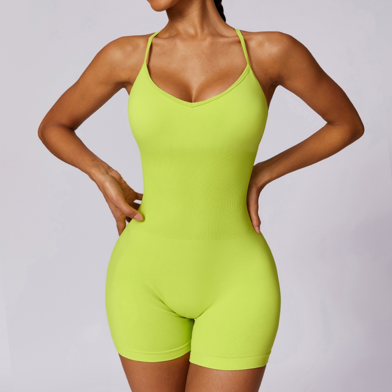 SKL-CLT7384 SEAMLESS SLEEVELESS JUMPSUIT