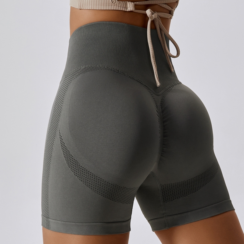 SKL-CDK6415 BUTT CONTOUR SEAMLESS YOGA SHORTS