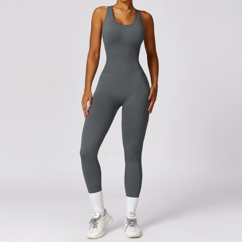 SKL-CLT7100 SEAMLESS SLEEVELESS JUMPSUIT