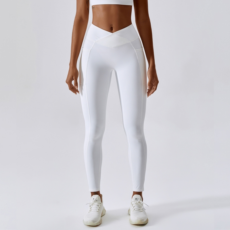 SKL-BCK8001-2 SCRUNCH V CUT YOGA PANTS