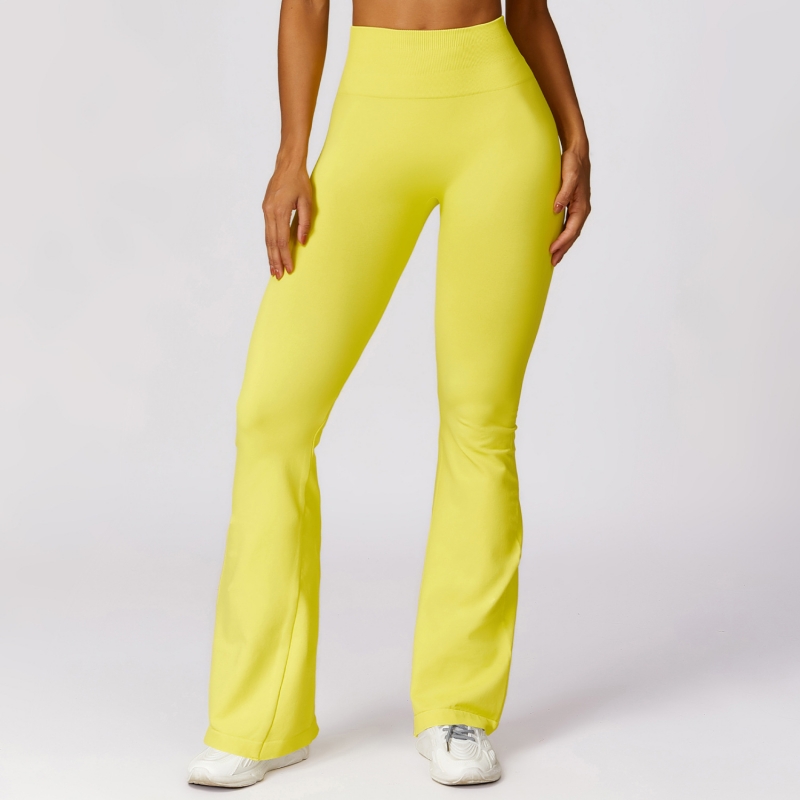 SKL-CCK7502 SEAMLESS FLARE YOGA PANTS