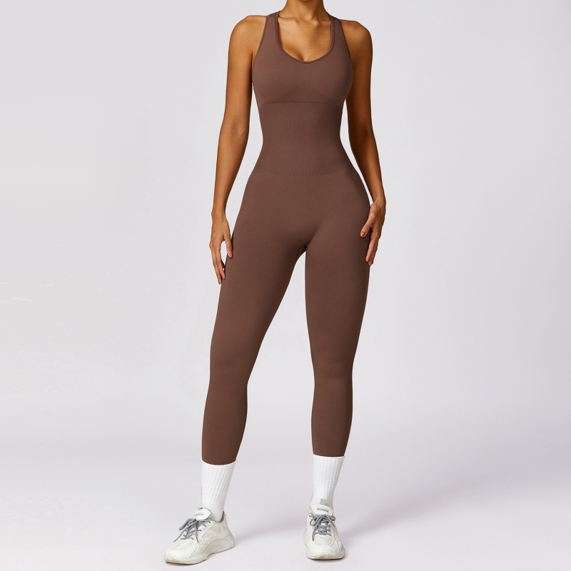 SKL-CLT7100 SEAMLESS SLEEVELESS JUMPSUIT