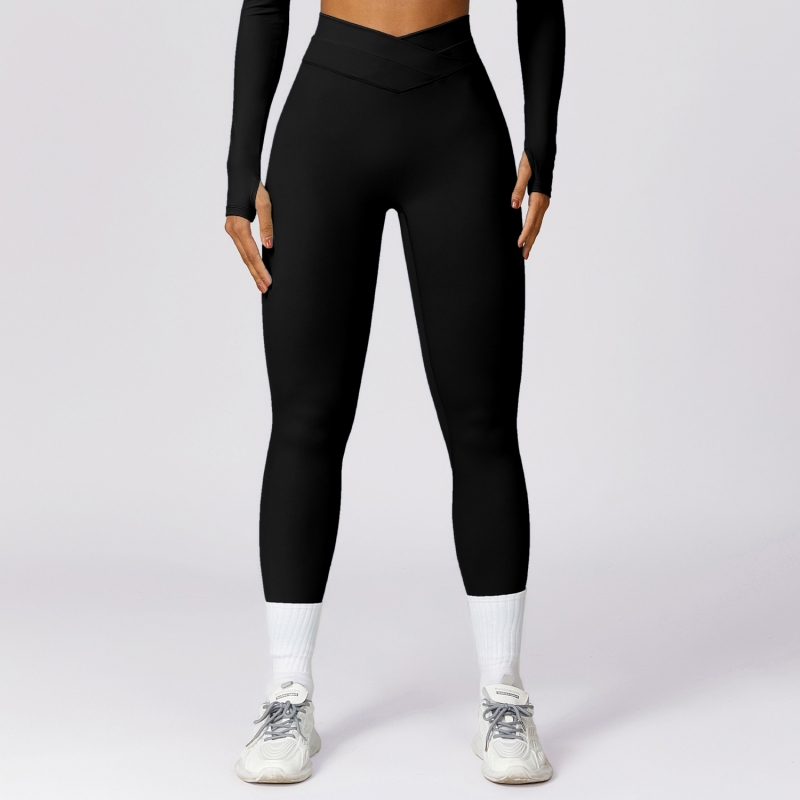 SKL-CCK8578 CROSS WAIST YOGA PANTS