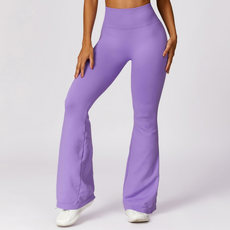 SKL-CCK7502 SEAMLESS FLARE YOGA PANTS