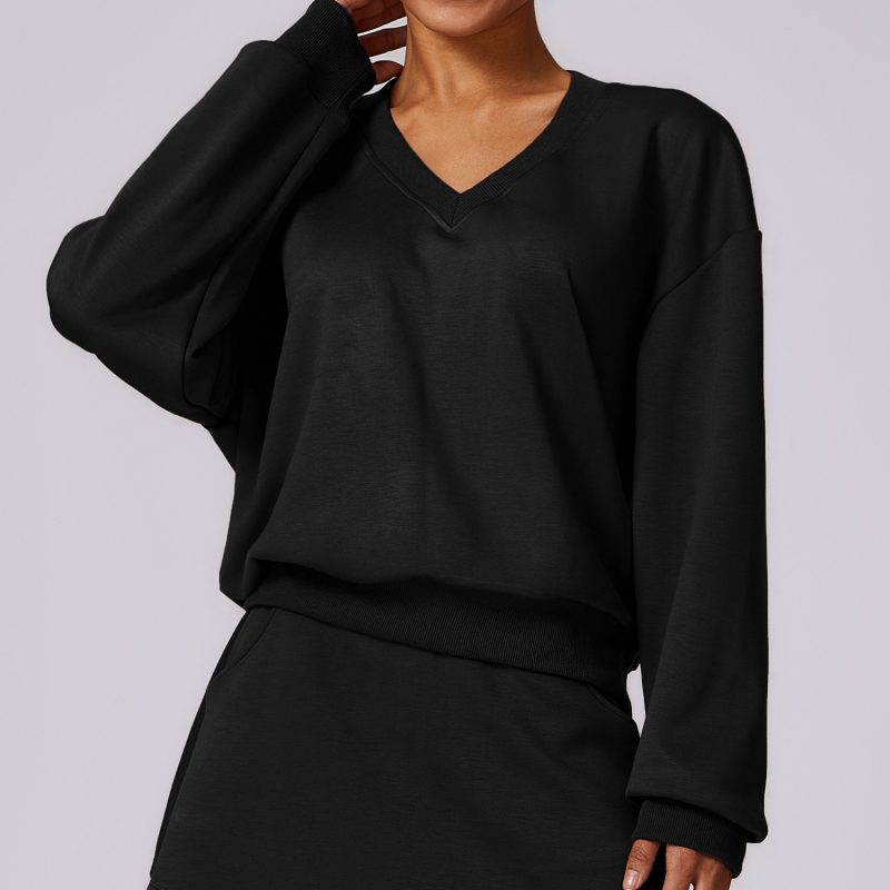 SKL-CWY8582 SWEATHEART LONG SLEEVE TOP