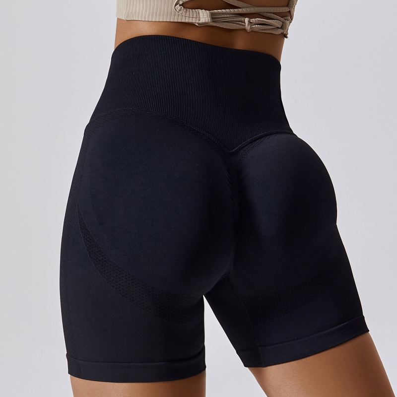 SKL-CDK6415 BUTT CONTOUR SEAMLESS YOGA SHORTS