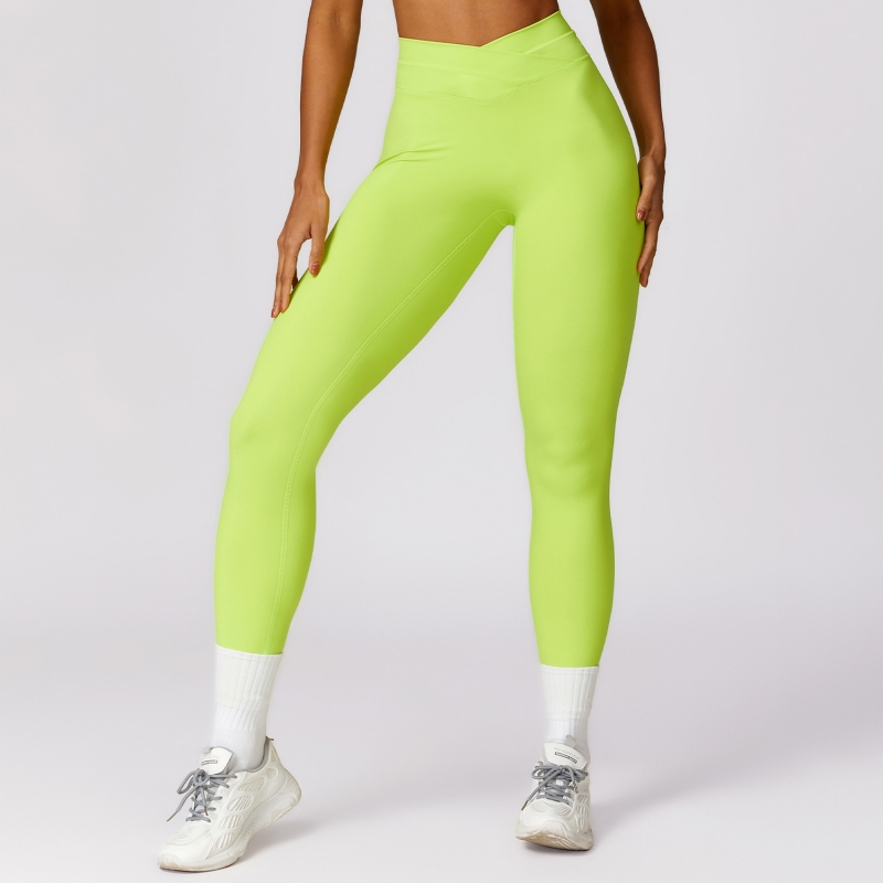 SKL-CCK8578 CROSS WAIST YOGA PANTS