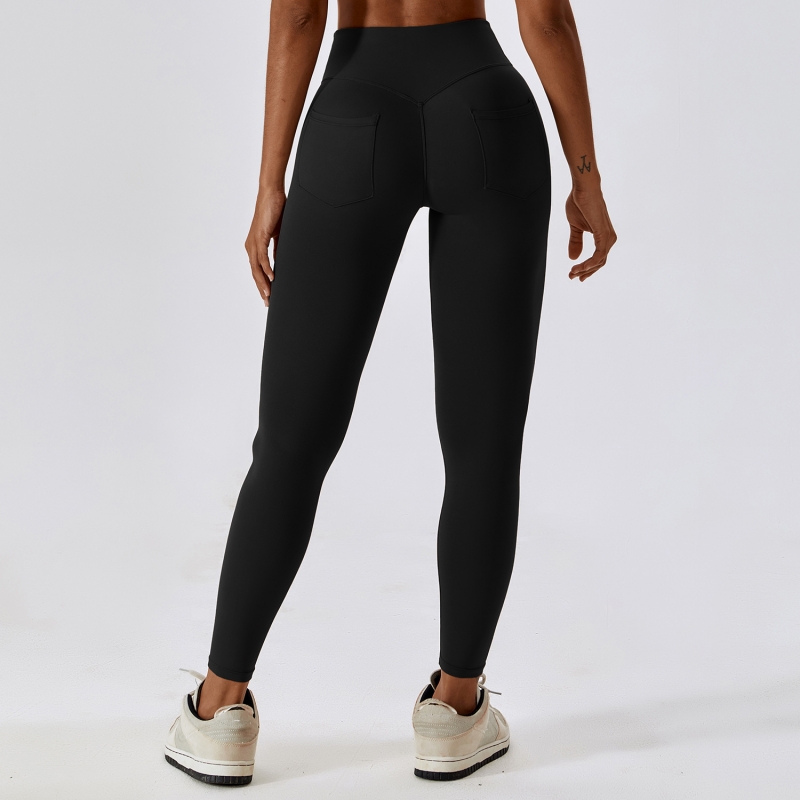 SKL-CCK8150 VWAIST SCRUNCHED YOGA PANTS