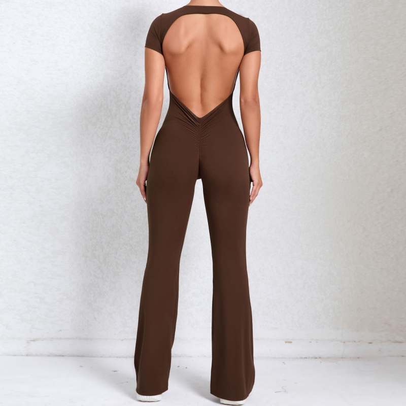 SKL-QS60450 SLEVELESS BACKLESS JUMP SUIT