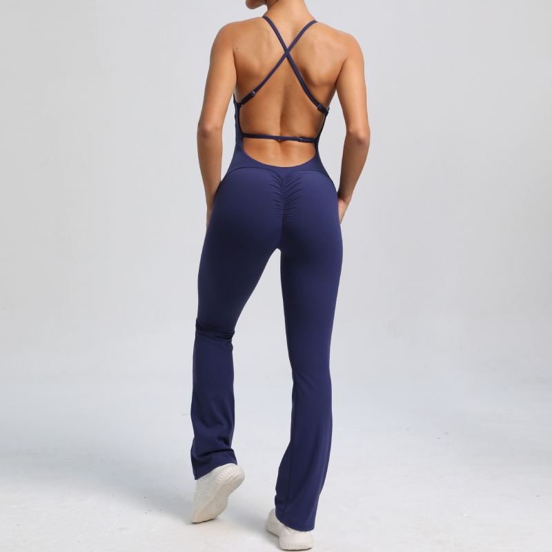 SKL-QS53202 SLEVELESS BACKLESS JUMP SUIT