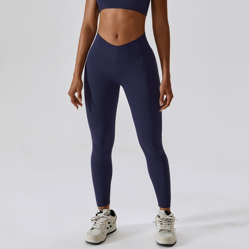 SKL-CCK8232 VWAIST SCRUNCHED YOGA PANTS