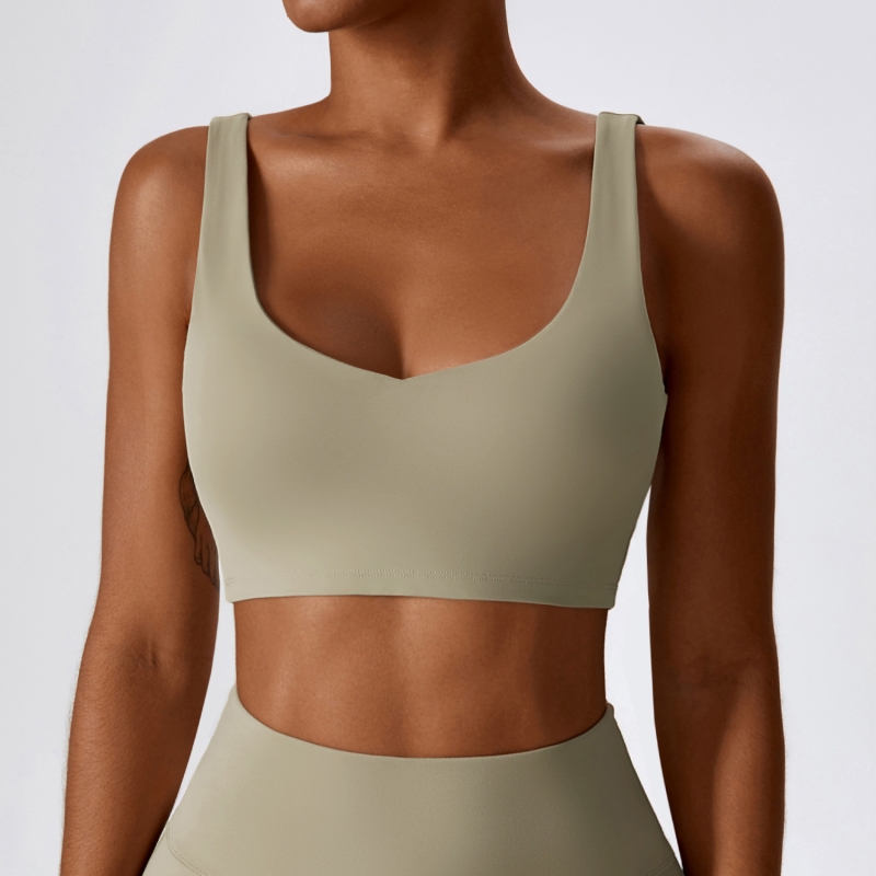 SKL-CWX8232 WIDE VEST-STRAP YOGA BRA