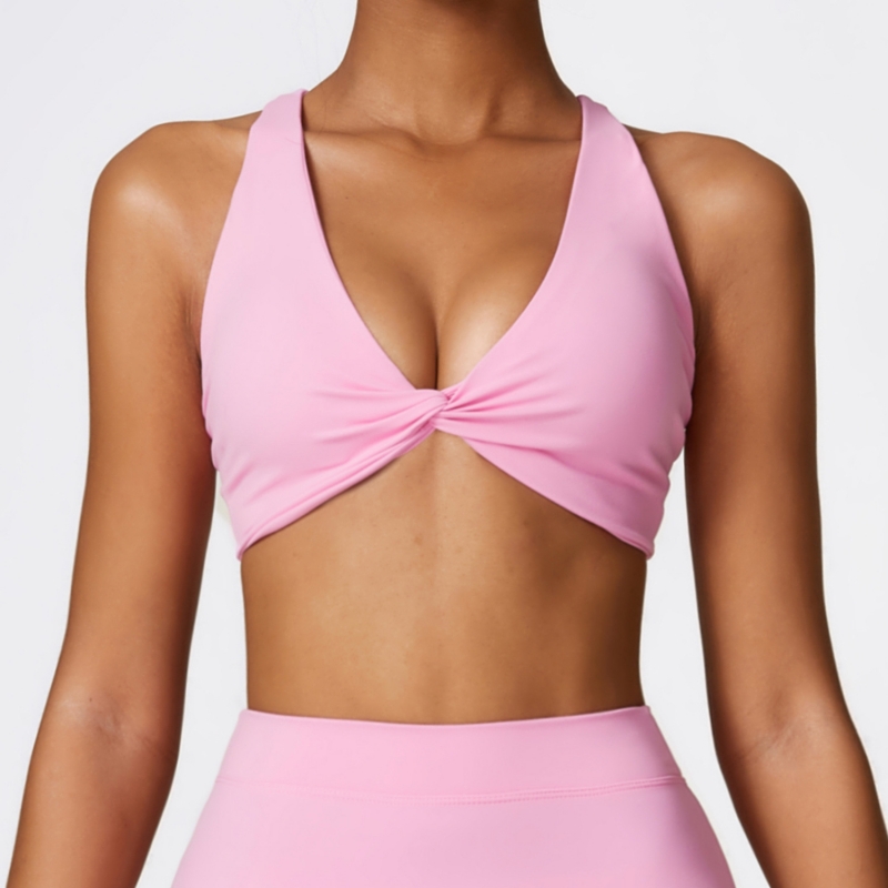 SKL-CWX8449 BRUSHED CROSS BACK YOGA BRA