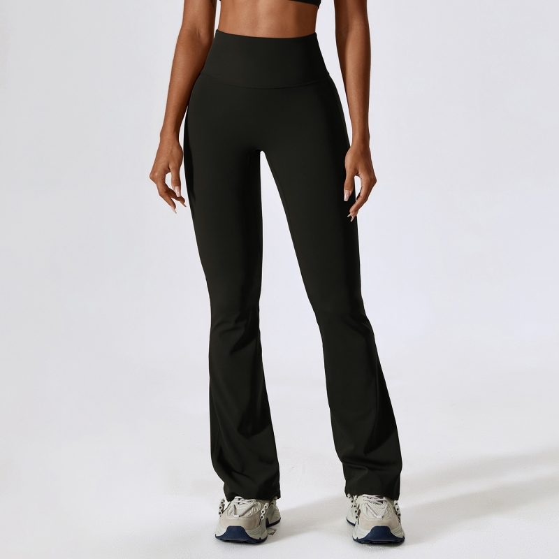 SKL-CCK8233 SCRUNCHED FLARED YOGA PANTS