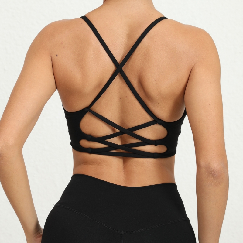 SKL-QS58300 SLEVELESS BACKLESS YOGA BRA