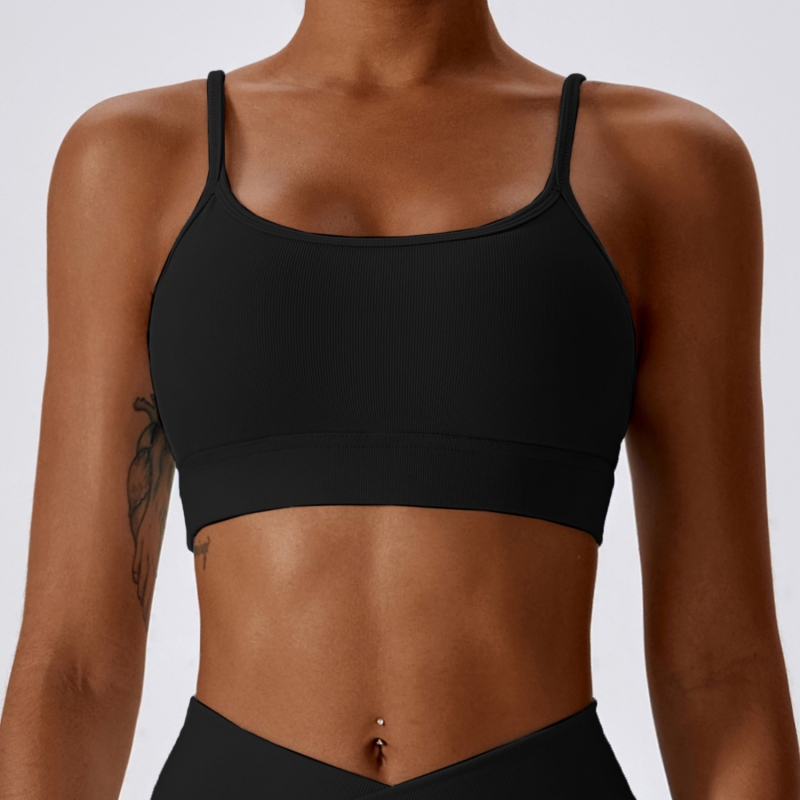 SKL-CWX8333-1 UNECK HOLLOW BACK YOGA BRA