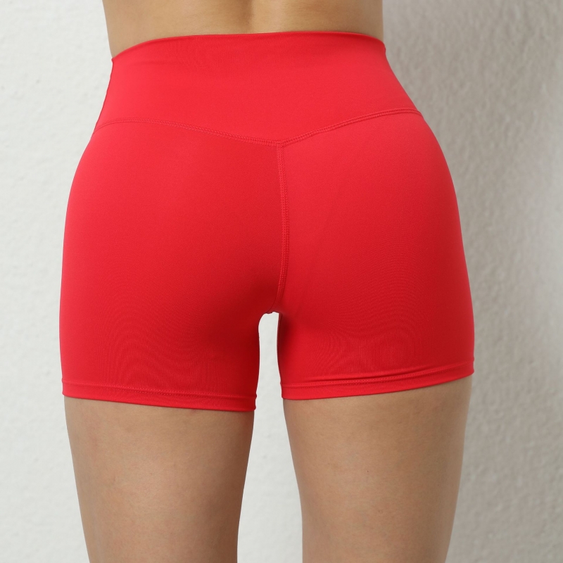 SKL-QS13776 HIGH WAIST BUTT LIFT HIP YOGA SHORTS