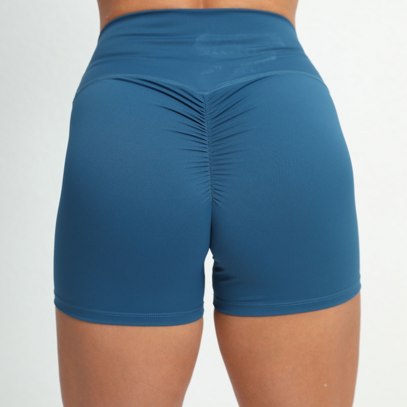 SKL-QS13772 HIGH WAIST BUTT LIFT HIP YOGA SHORTS