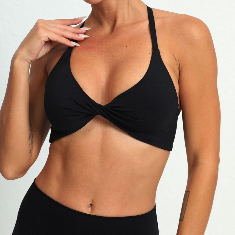 SKL-QS8013 SLEVELESS BACKLESS YOGA BRA