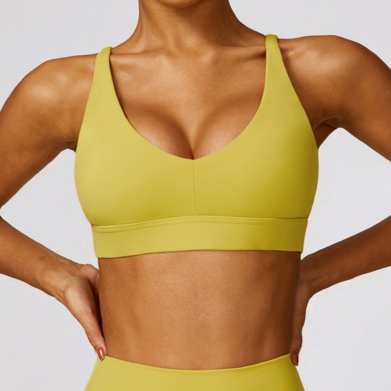 SKL-CWX8552 BRUSHED BACKLESS YOGA BRA