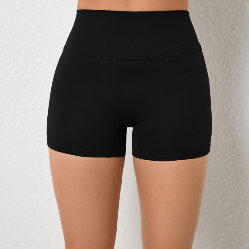 SKL-QS13776 HIGH WAIST BUTT LIFT HIP YOGA SHORTS