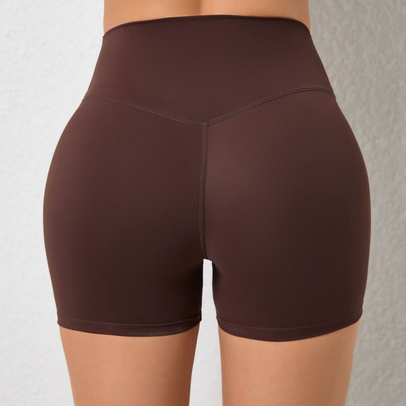 SKL-QS13776 HIGH WAIST BUTT LIFT HIP YOGA SHORTS