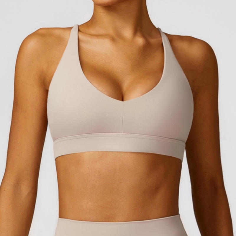 SKL-CWX8552 BRUSHED BACKLESS YOGA BRA