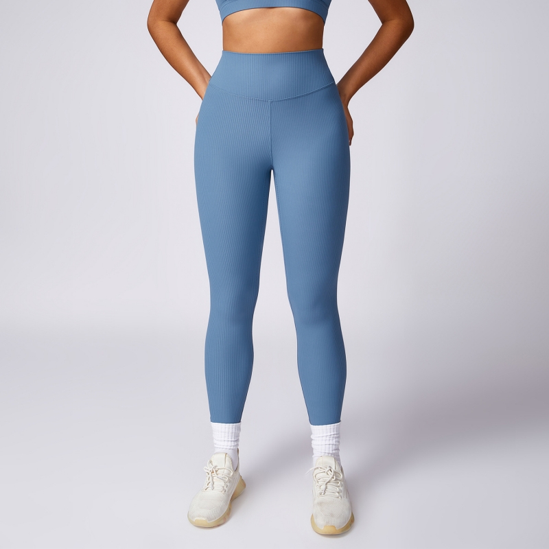 SKL-CCK8616 RIBBED YOGA PANTS