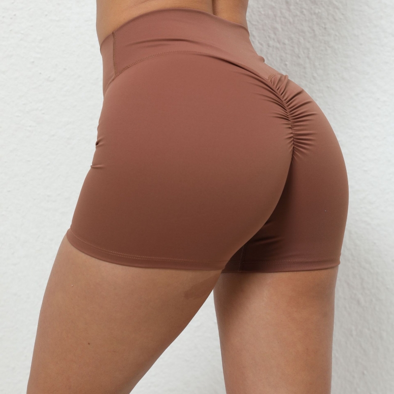 SKL-QS13772 HIGH WAIST BUTT LIFT HIP YOGA SHORTS