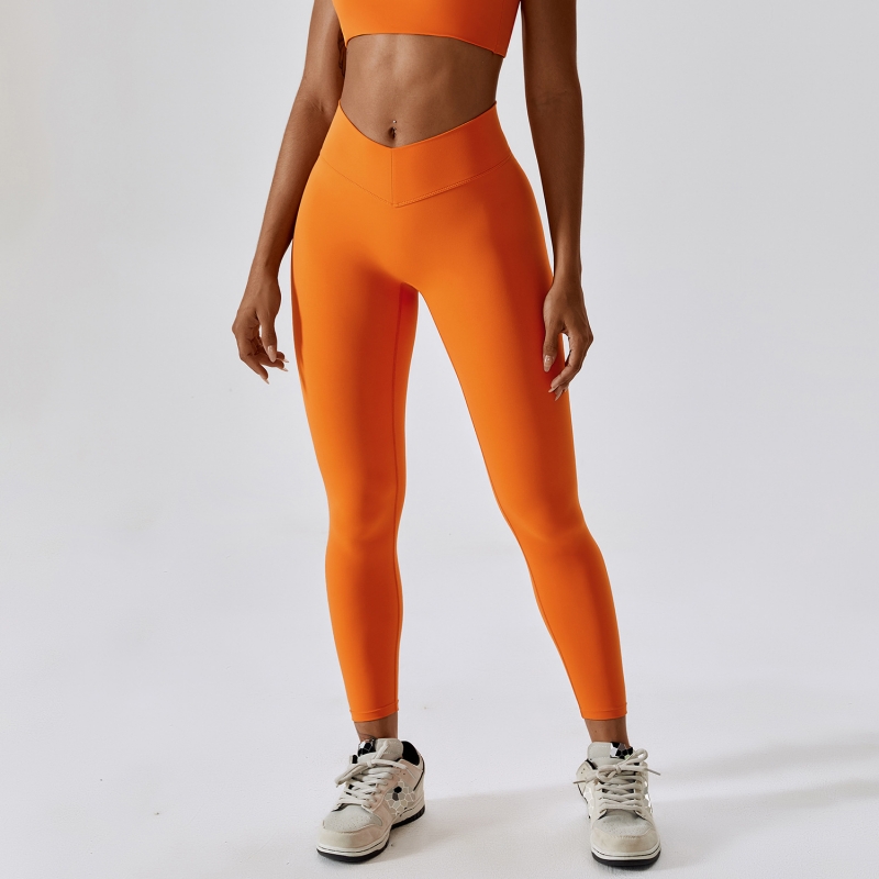 SKL-CCK8232 VWAIST SCRUNCHED YOGA PANTS