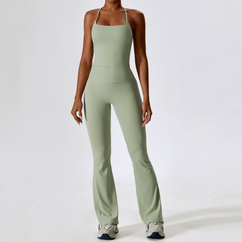 SKL-TZ8232 FLARED PANTS YOGA SET