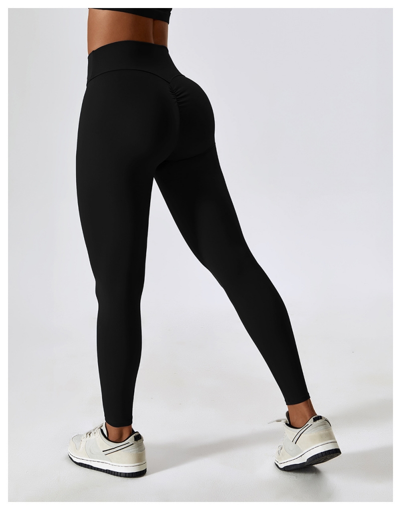 SKL-CCK8120 SEAMLESS PLEATED YOGA PANTS