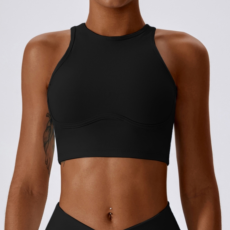 SKL-CWX8333-2 I-SHAPE HOLLOWBACK CROP YOGA BRA