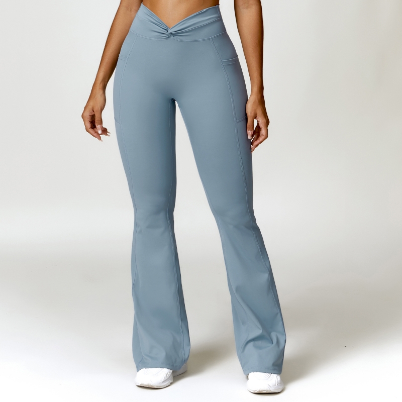 SKL-CCK8528-2 TWIST WAIST YOGA PANTS