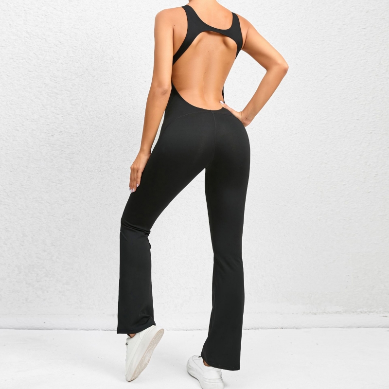 SKL-QSDV427 SLEVELESS BACKLESS JUMP SUIT