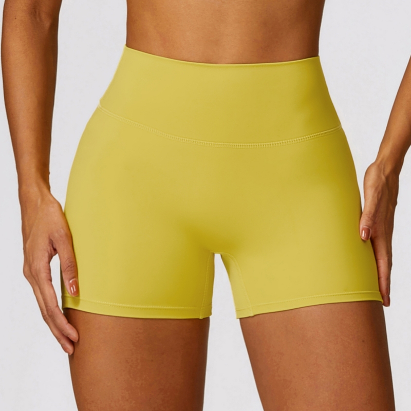 SKL-CDK8518 BRUSHED SCRUNCH YOGA SHORTS