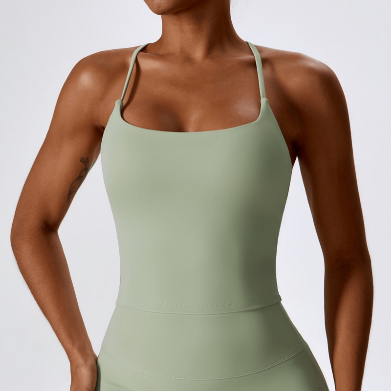 SKL-CBX8232 THIN STRAPS CROSSBACK YOGA VEST