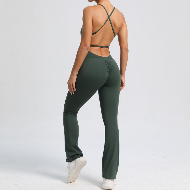 SKL-QS53202 SLEVELESS BACKLESS JUMP SUIT