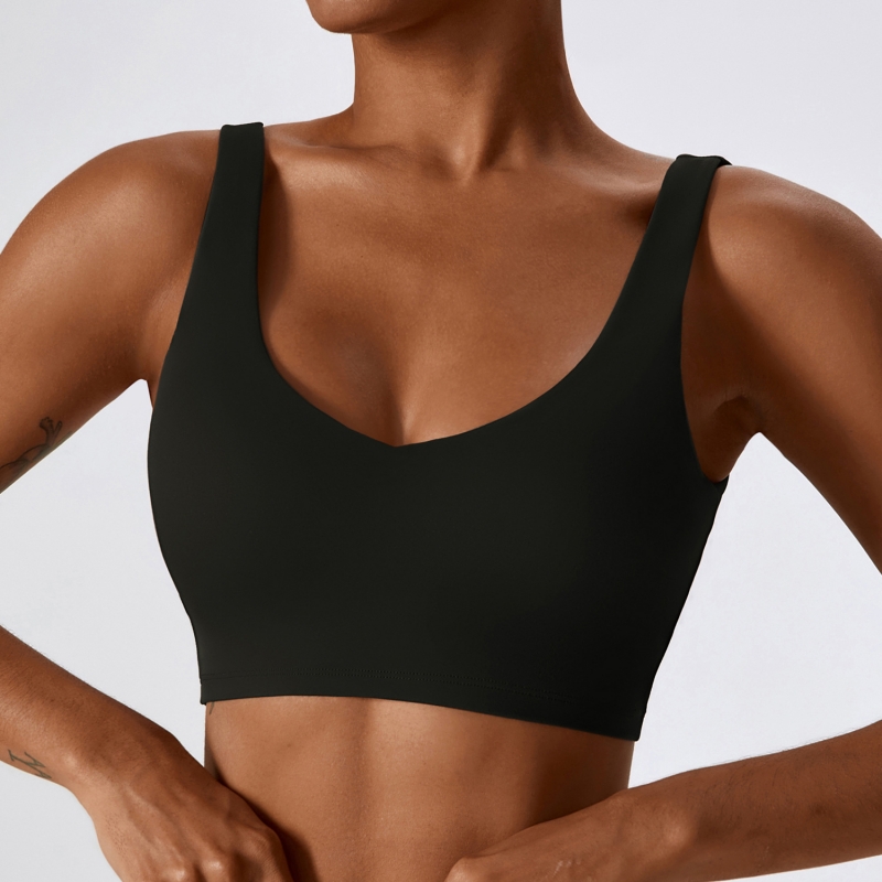 SKL-CWX8232 WIDE VEST-STRAP YOGA BRA