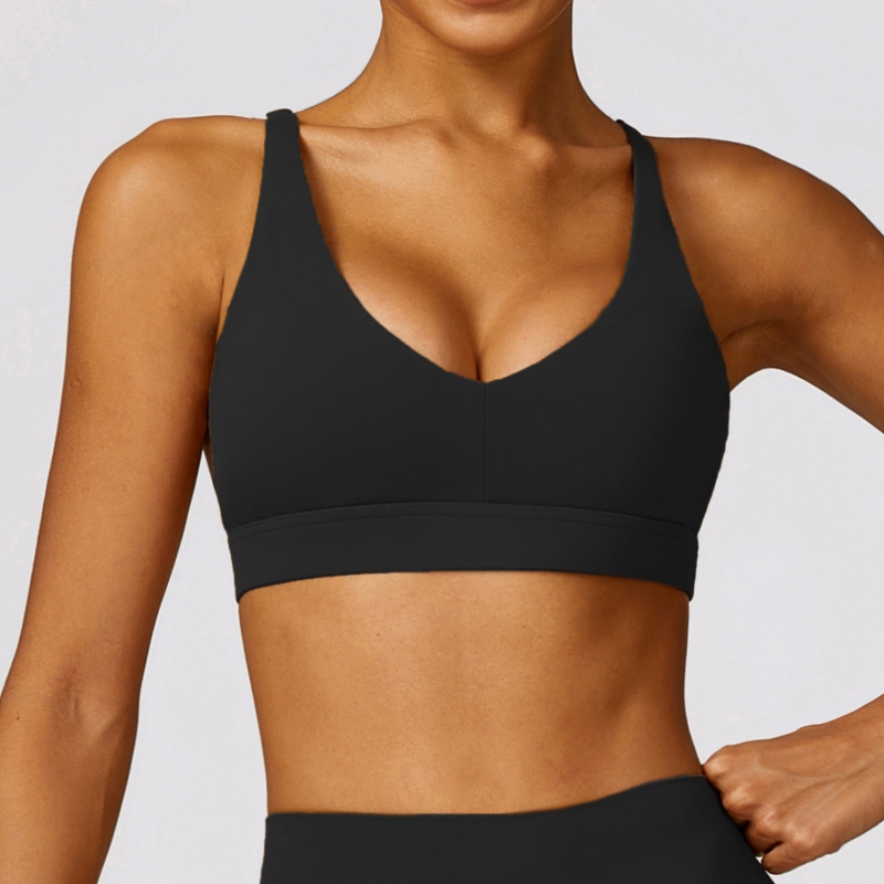 SKL-CWX8552 BRUSHED BACKLESS YOGA BRA