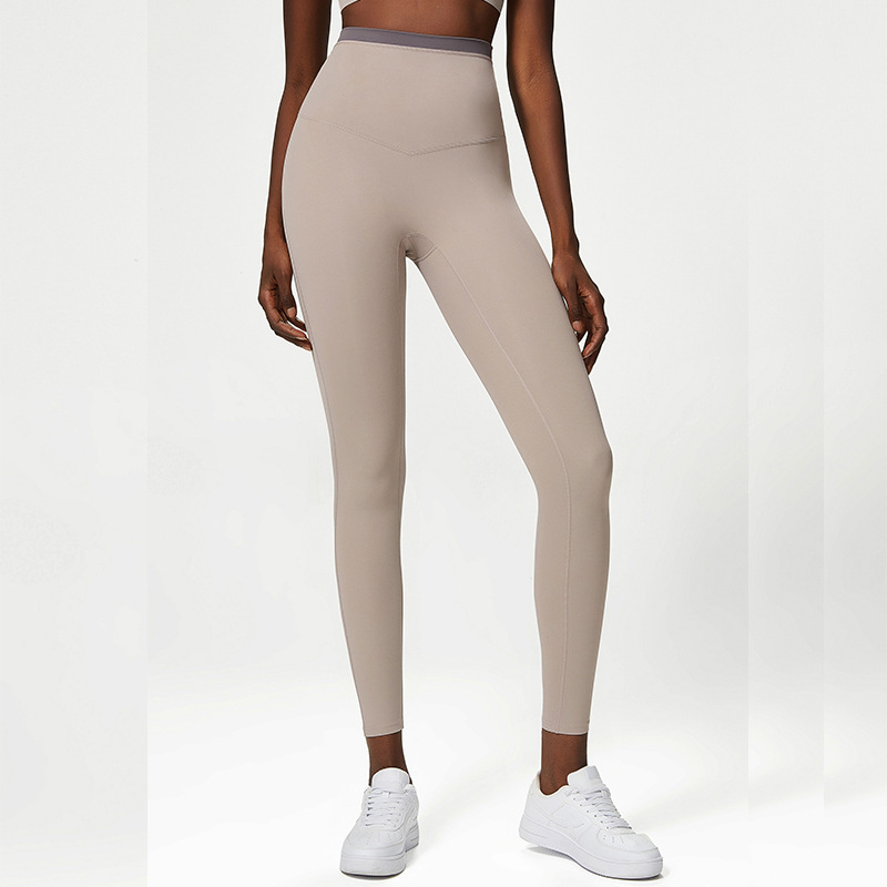 SKL-SDC131  CONTRAST COLOR SEAM YOGA PANTS