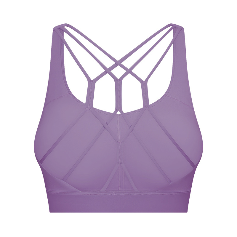 SKL-GSDW188 HIGH STRETCHY BACKLESS YOGA BRA