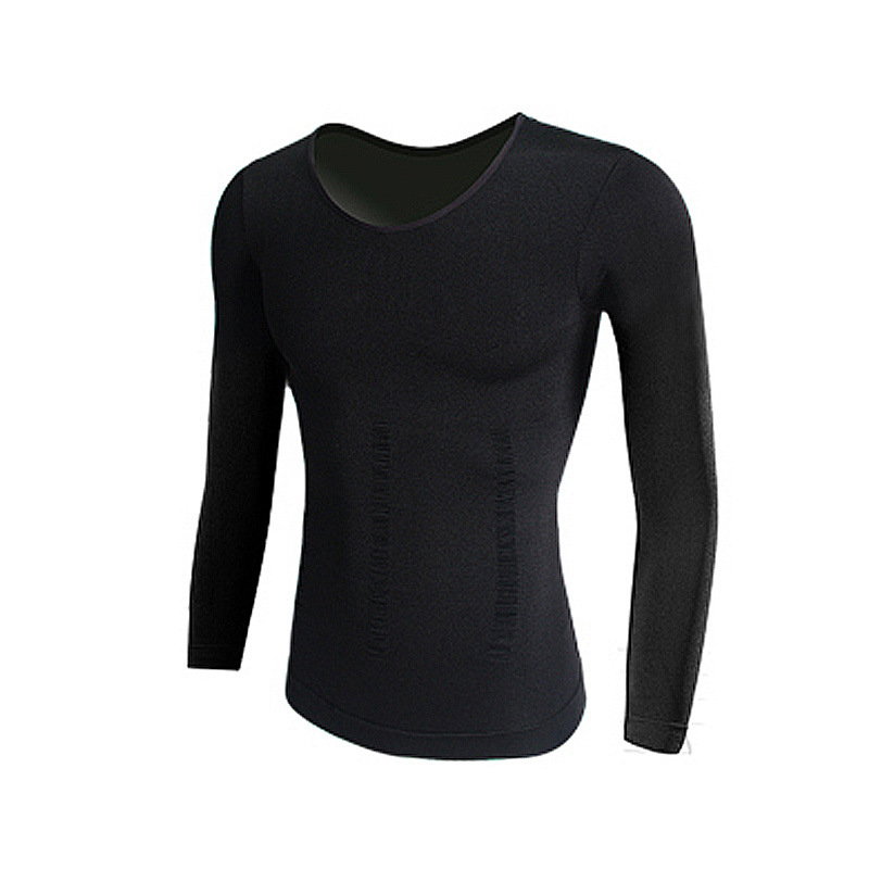 SKL-NVGTN19-m'sJD-cx01 LONG SLEEVE QUICK DRY TIGHT YOGA TOP