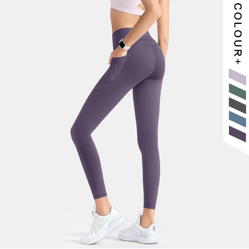 SKL-KW40 HIGH WAIST BUTT LIFT HIP YOGA PANTS