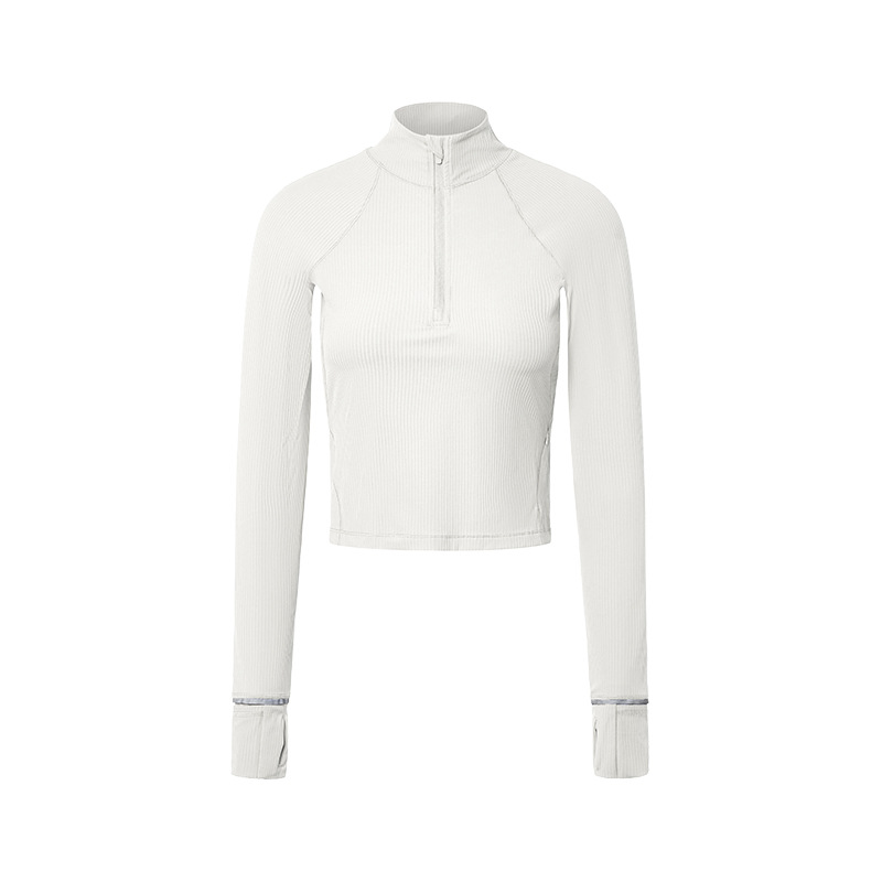 SKL-GSDAW028 STAND-COLLAR WITH HALF-ZIP LONG SLEEVE