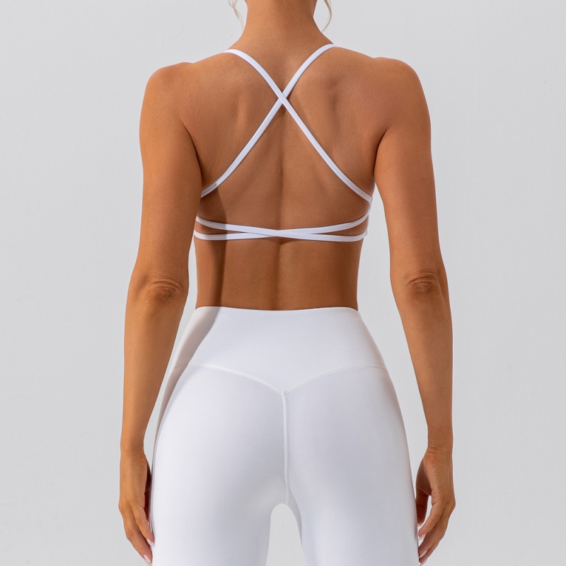 SKL- YW418+KW225 SLEVELESS BACKLESS YOGA SETS