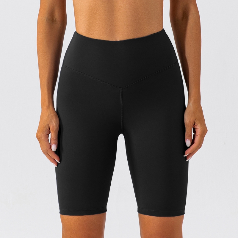 SKL- KW227 HIGH WAIST BUTT LIFT HIP YOGA SHORTS