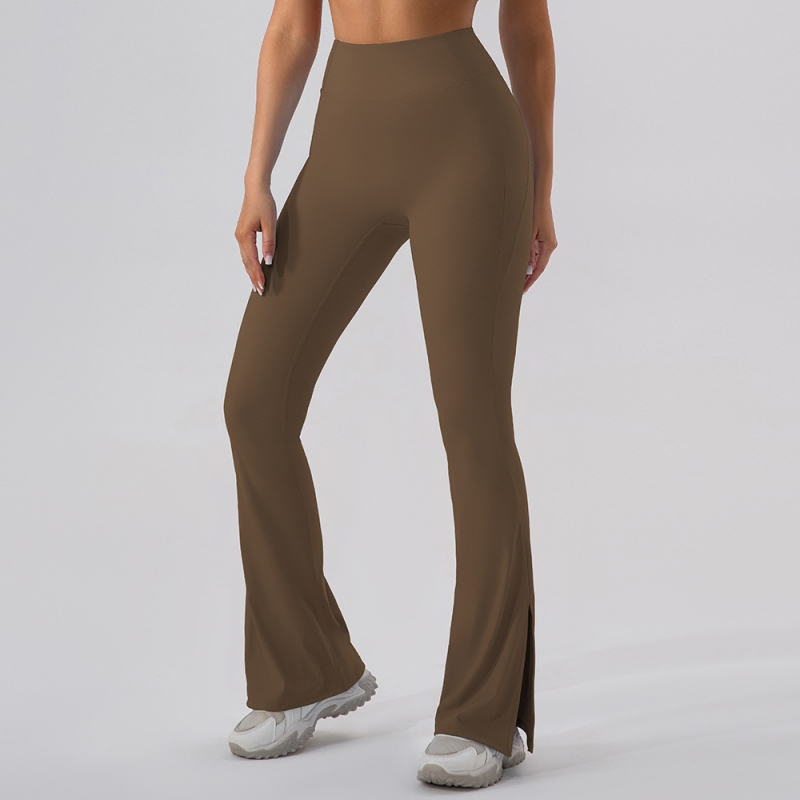 SKL-KW299 FLARED HIGH WAIST BUTT LIFT HIP YOGA PANTS