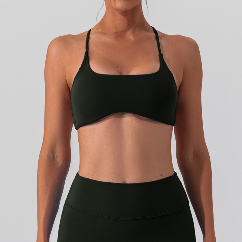 SKL- YW432 SLEVELESS BACKLESS YOGA BRA