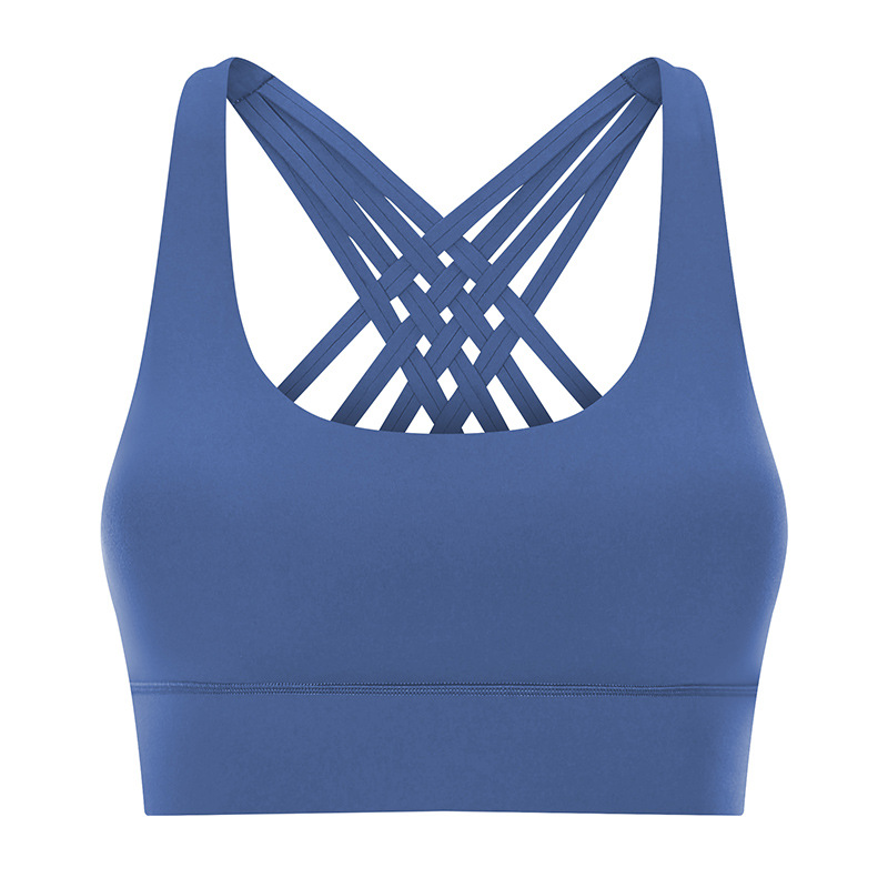 SKL-GSDW035 HIGH STRETCHY BACKLESS YOGA BRA